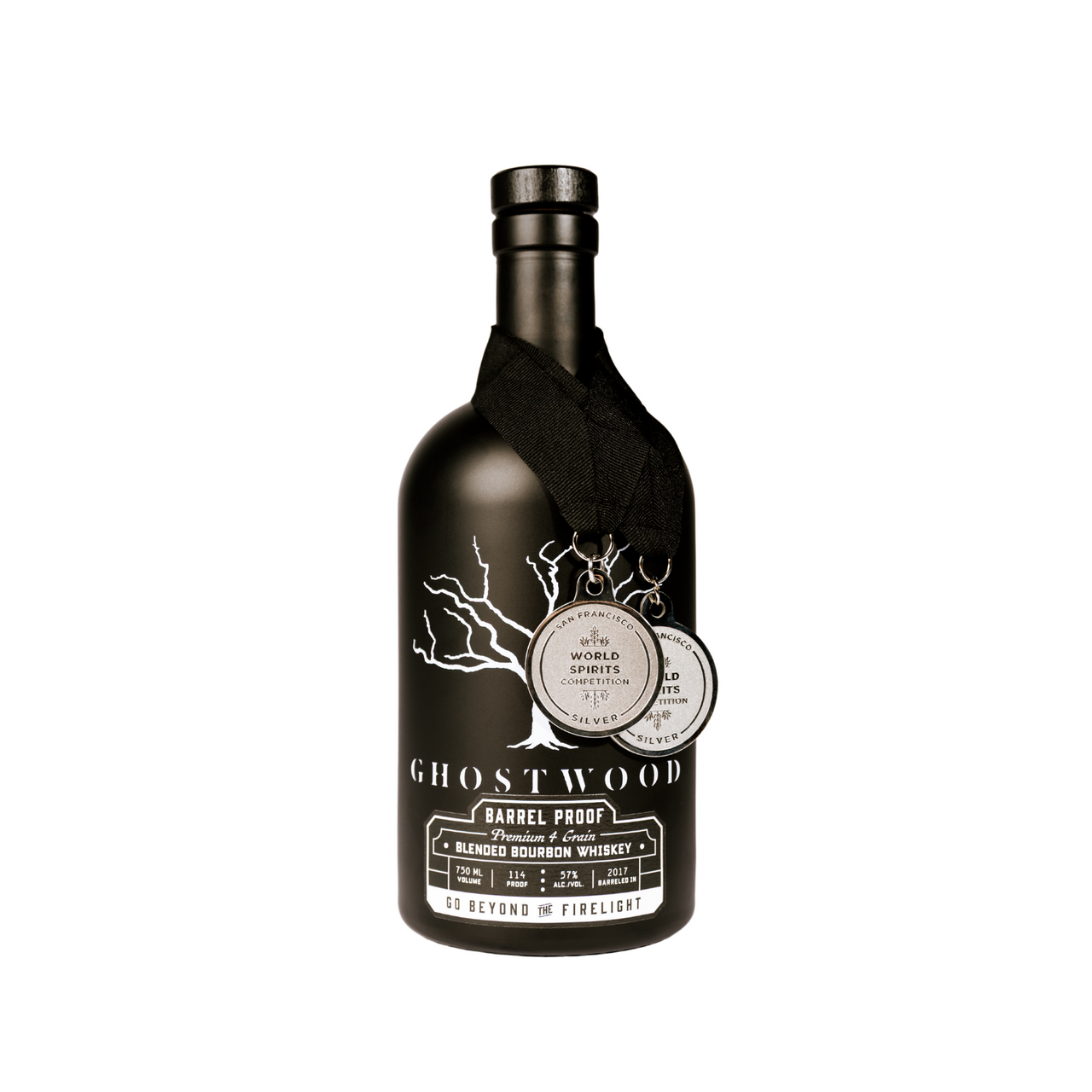 Ghostwood Barrel Proof "Black" Blended Bourbon Whiskey
