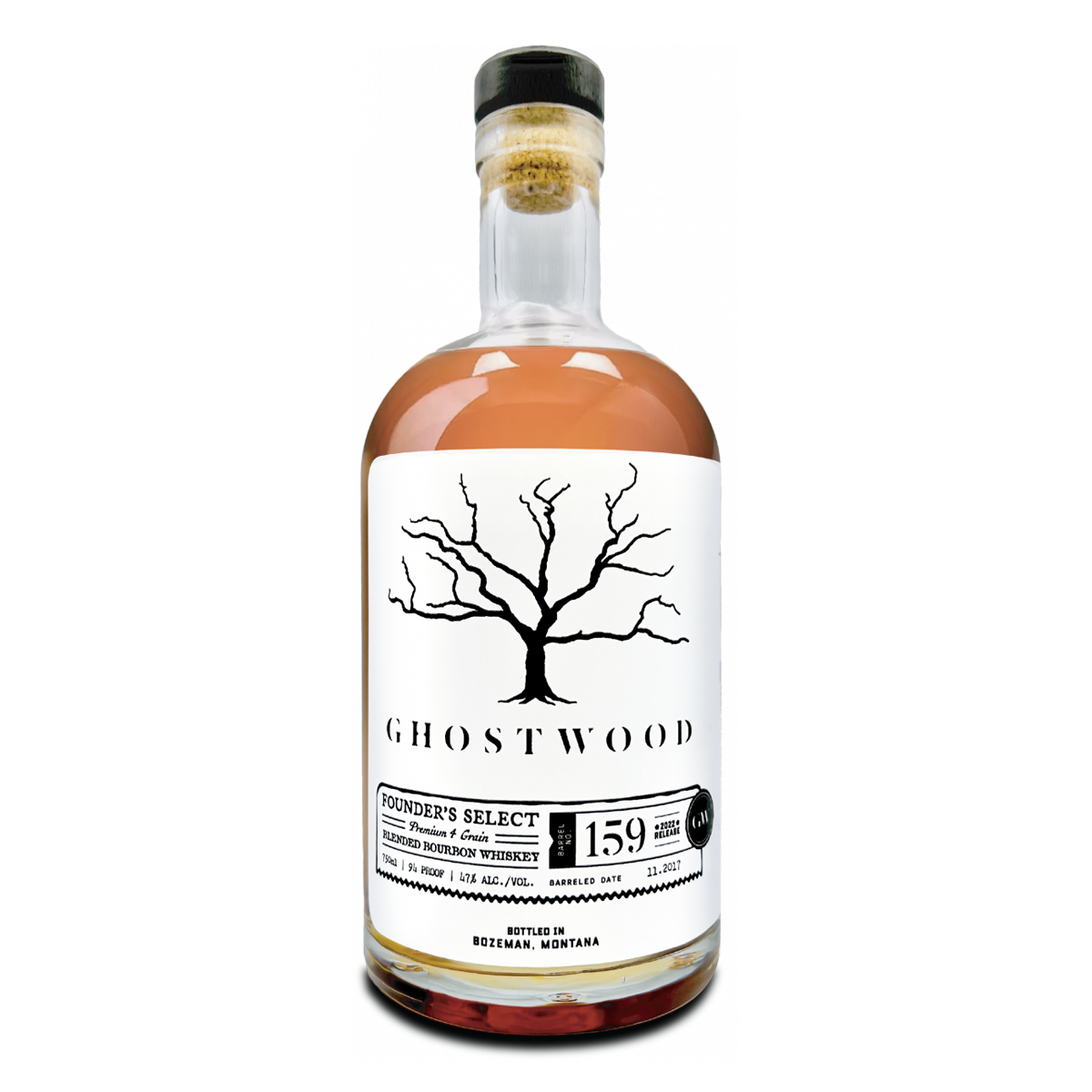 Ghostwood Founder's Select - Straight Rye Whiskey